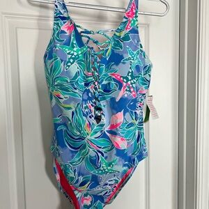 Lilly Pulitzer Isle Lattice One Piece